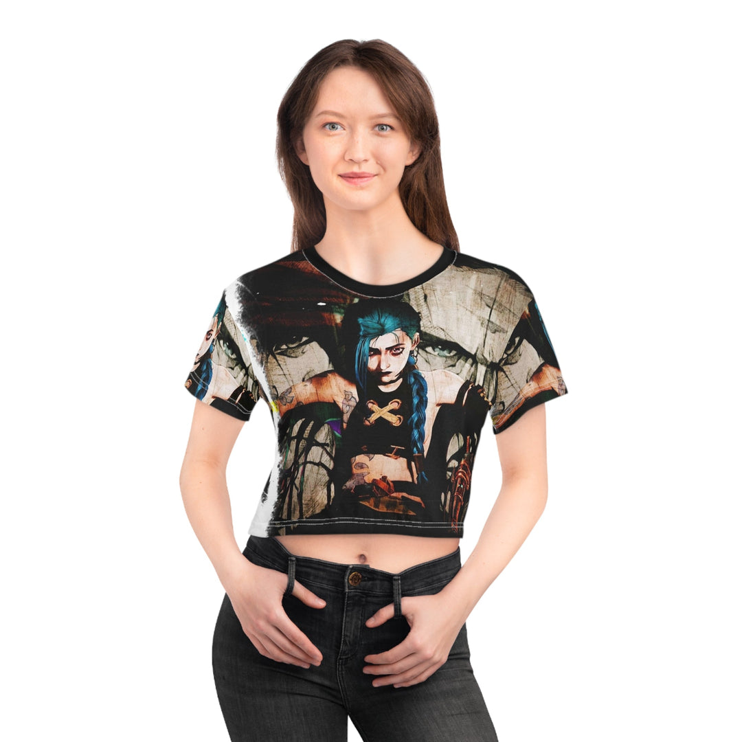 Jinx All Over Print Crop Top Printify