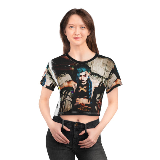 Jinx All Over Print Crop Top Printify