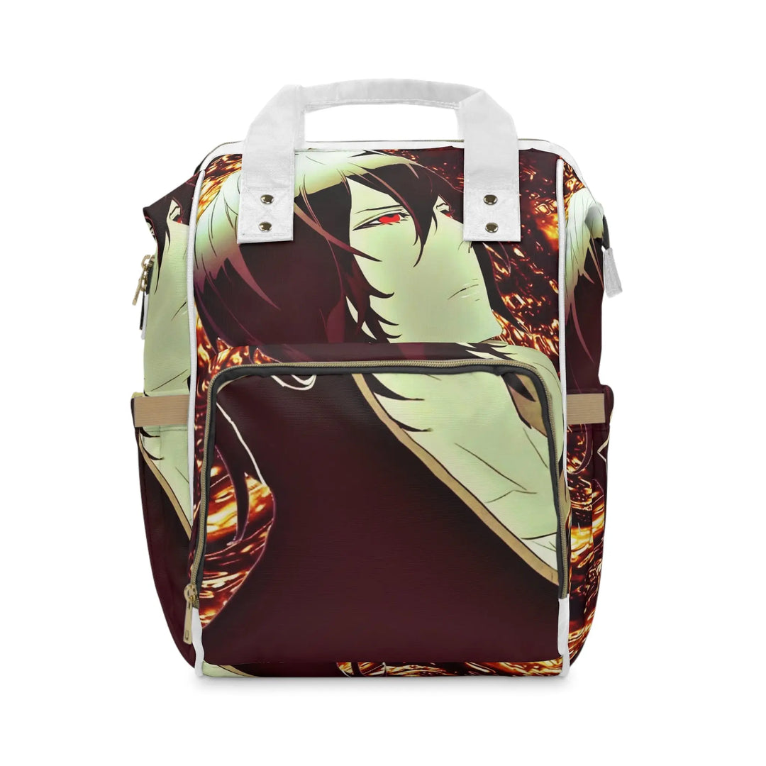 Anime-Themed Multifunctional Diaper Backpack, Stylish Baby Bag, Unique Parent Backpack, Gift for New Parents, Trendy Diaper Bag Printify
