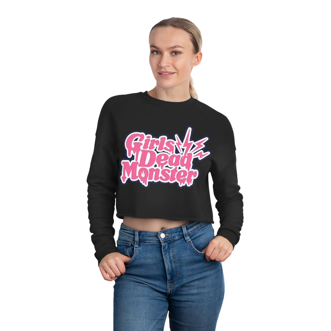 Girls DeMo Women's Cropped Sweatshirt Printify