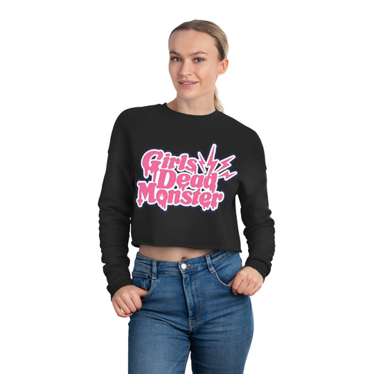Girls DeMo Women's Cropped Sweatshirt Printify