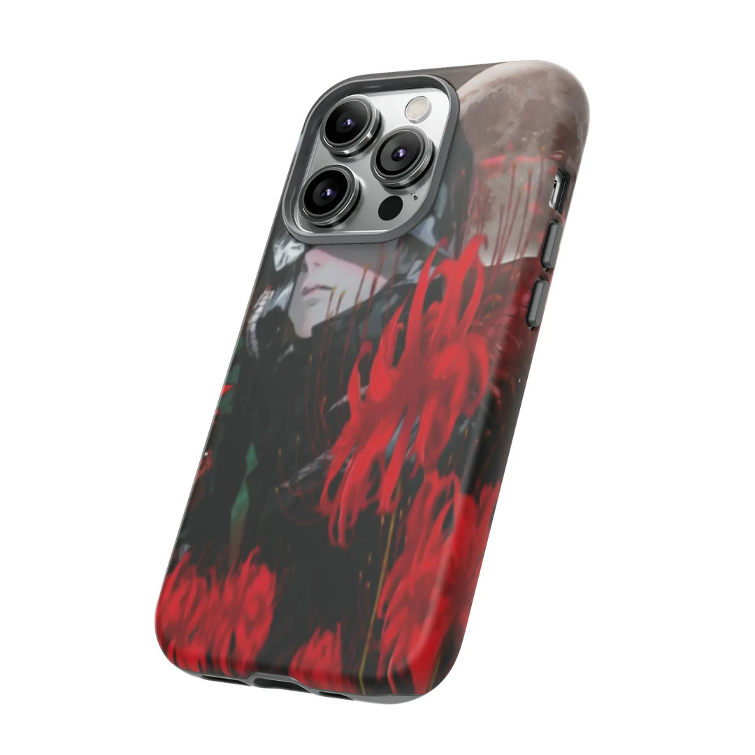 Red Lilly Tough Cases Printify