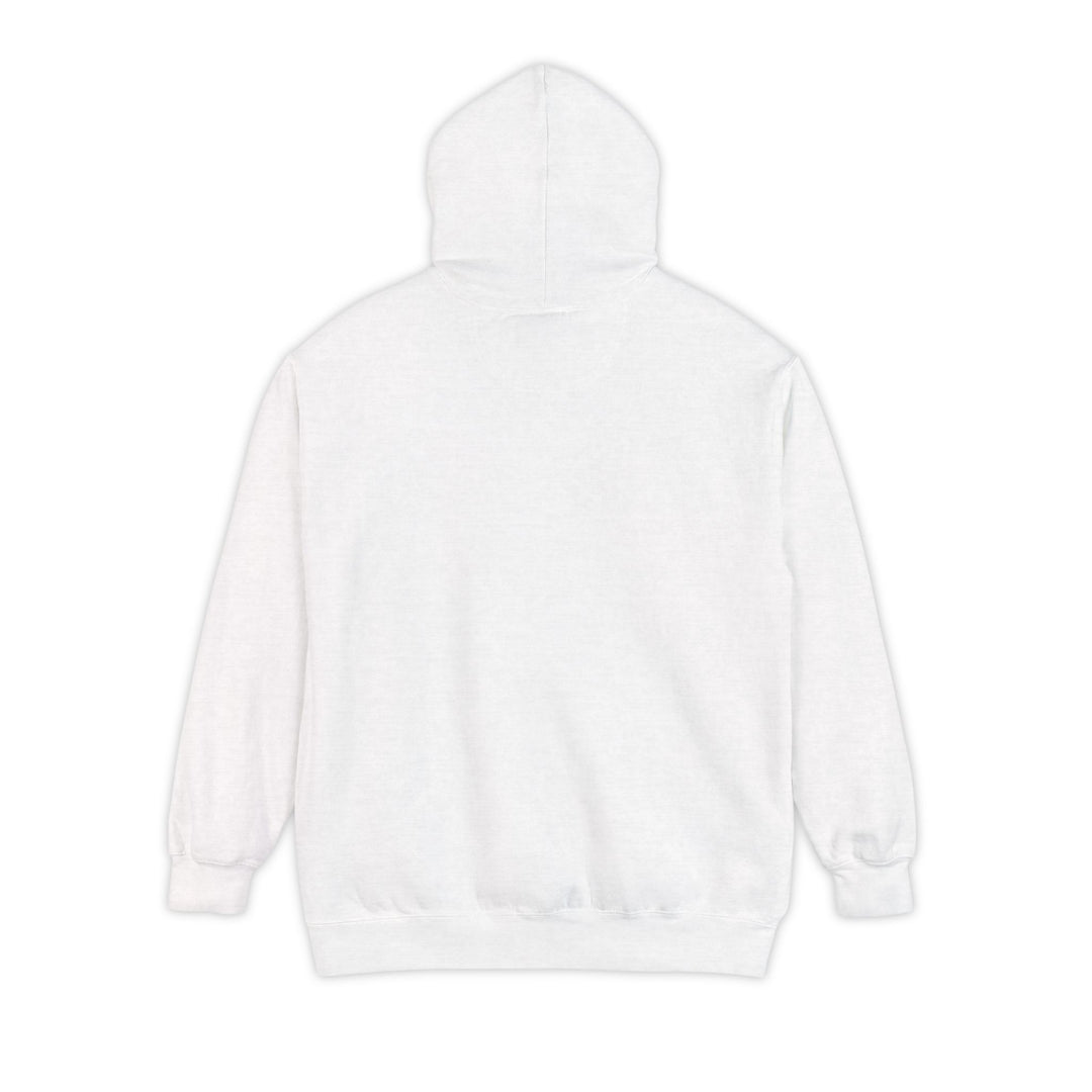 Garment-Dyed Hoodie with Unique Symbol, Casual Comfort, Streetwear, Unisex Sweatshirt, Ideal Gift for All Occasions
