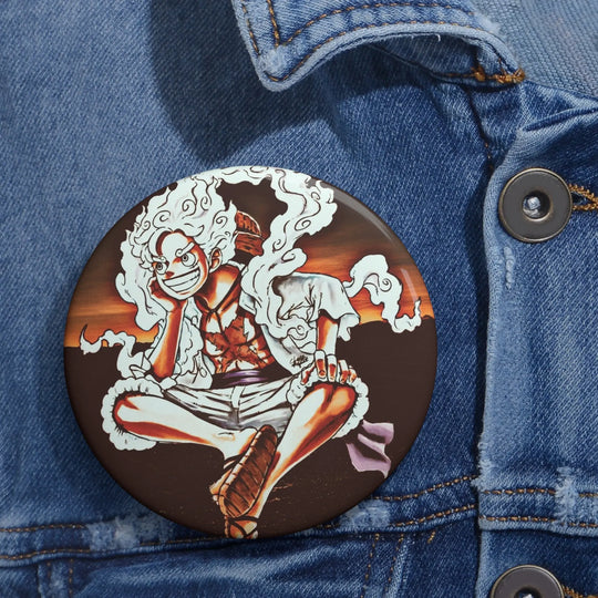 Sun Gawd Pin Buttons Printify
