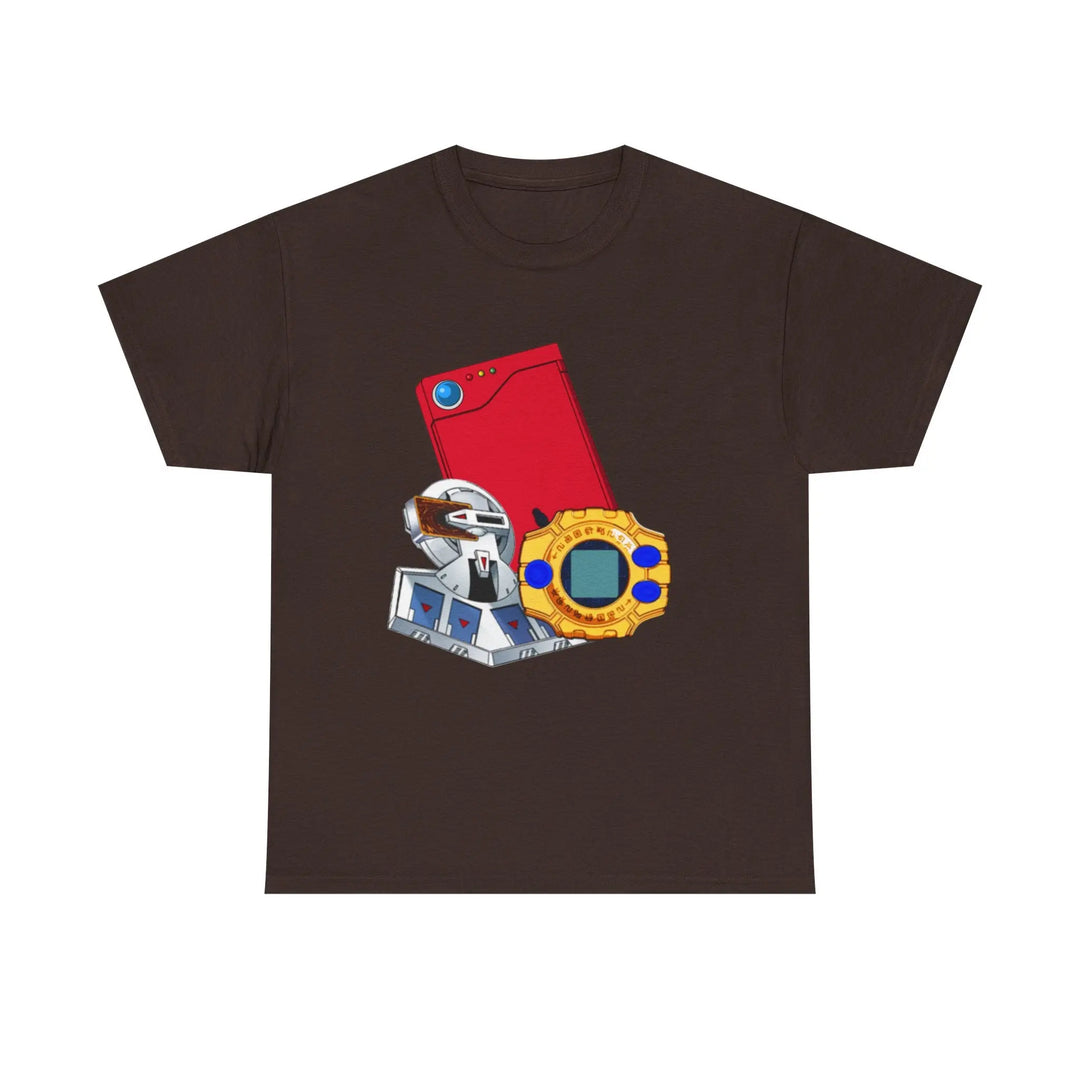 Tee: Saturday Morning Trio Unisex Heavy Cotton Tee - Jesterdesigns1