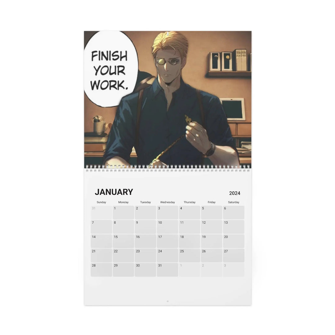 Daddys Home Calendar (2024) Printify