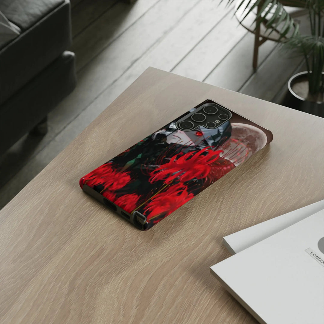 Red Lilly Tough Cases Printify