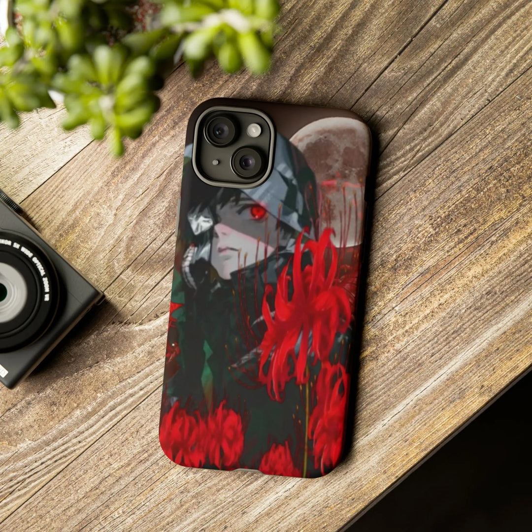 Red Lilly Tough Cases Printify