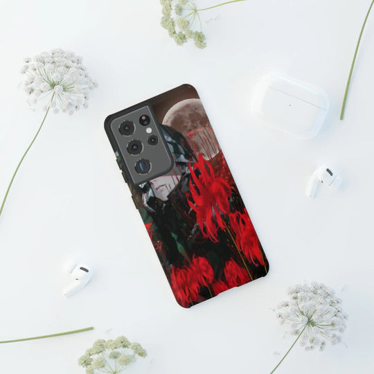 Red Lilly Tough Cases Printify