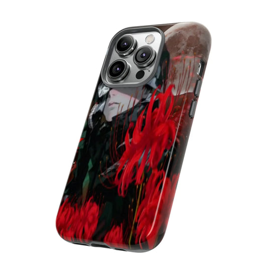 Red Lilly Tough Cases Printify