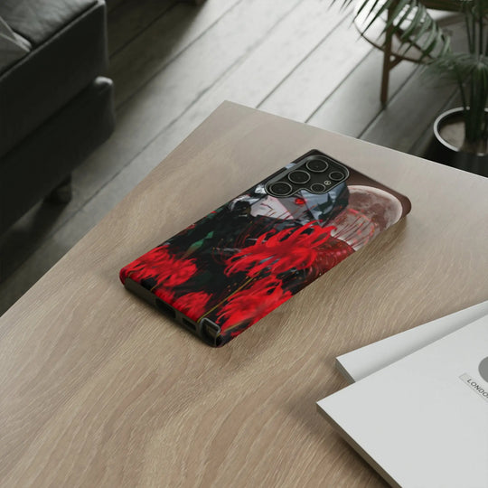 Red Lilly Tough Cases Printify