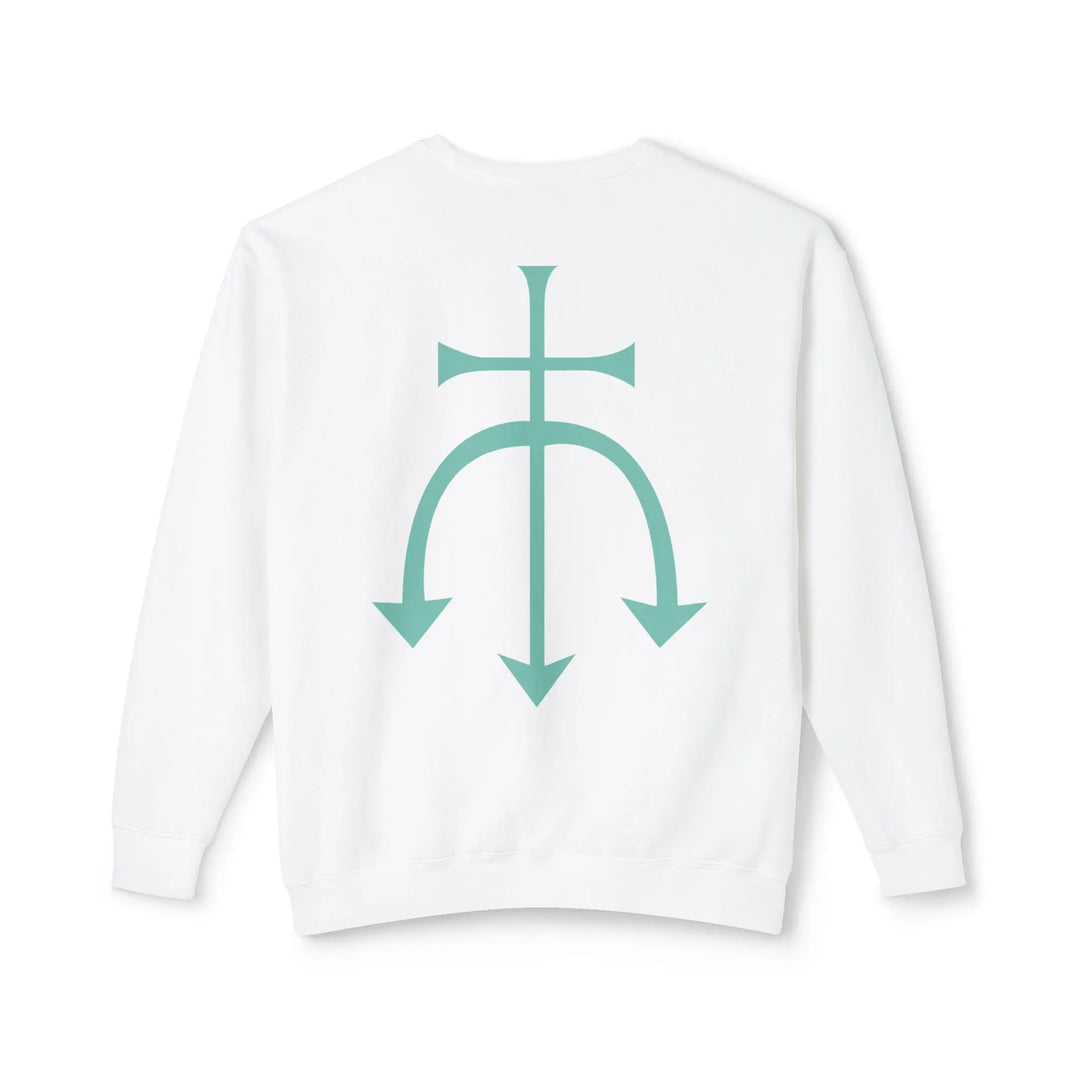 Trendy Unisex Crewneck Sweatshirt with Symbol Design, Casual Loungewear, Gift for Friends and Family, Occasions: Birthdays, Holidays, [...] Printify