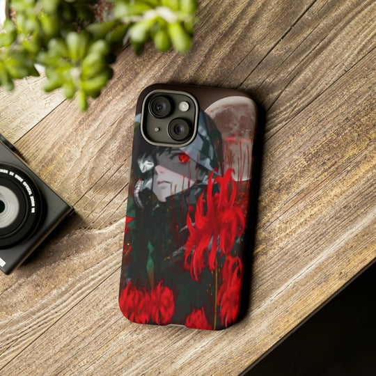 Red Lilly Tough Cases Printify