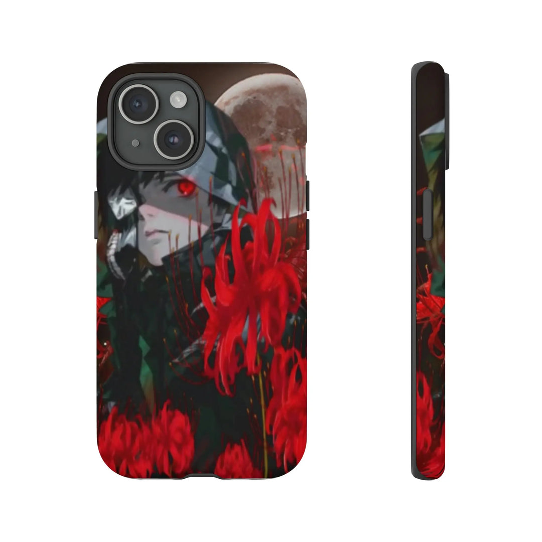 Red Lilly Tough Cases Printify