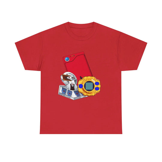 Tee: Saturday Morning Trio Unisex Heavy Cotton Tee - Jesterdesigns1