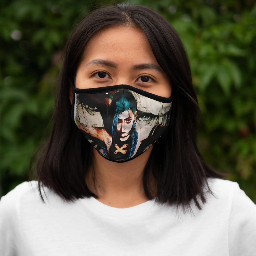 Jinx Stylish Graphic Face Mask | Unique Art Design, Fashion Accessory, Cosplay Mask, Everyday Wear, Gift Idea Printify