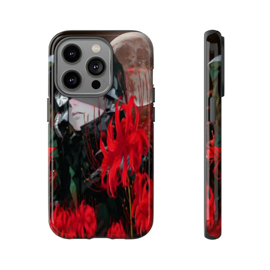 Red Lilly Tough Cases Printify