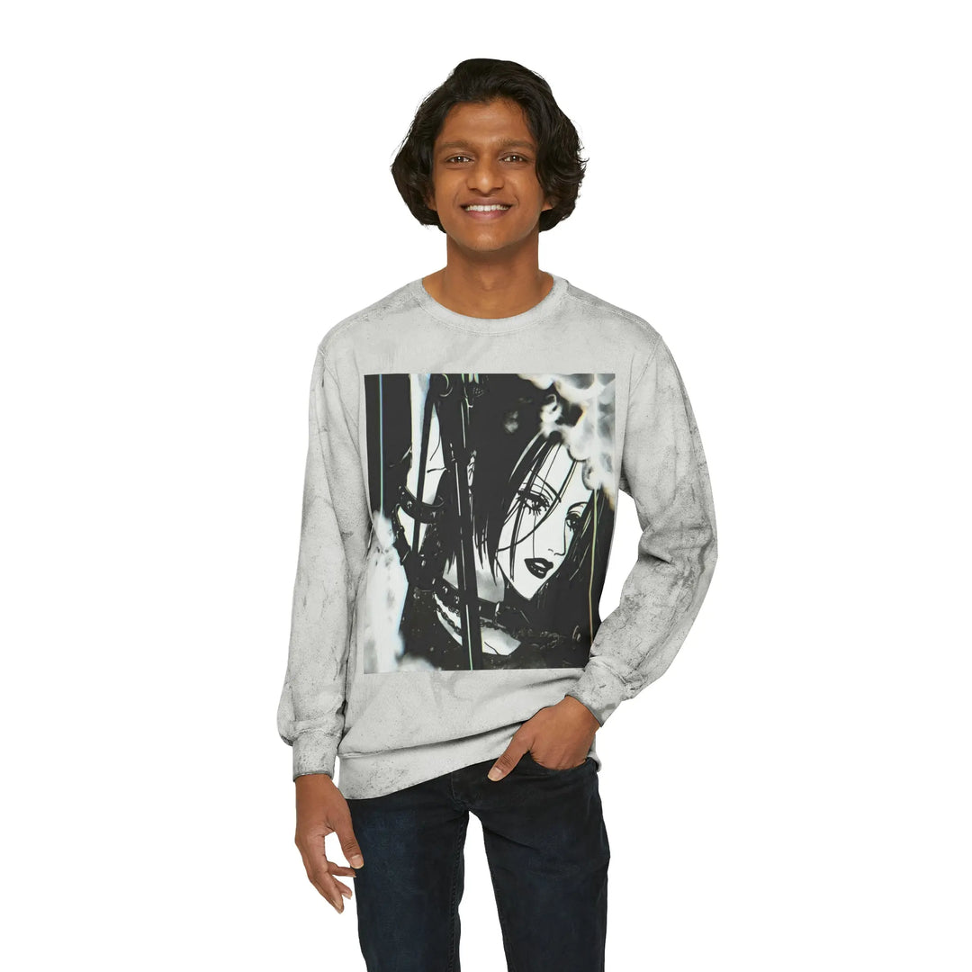 Numb Unisex Color Blast Crewneck Sweatshirt Printify