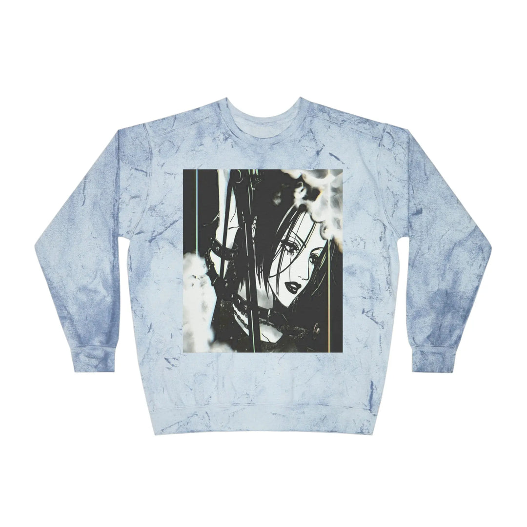 Numb Unisex Color Blast Crewneck Sweatshirt Printify