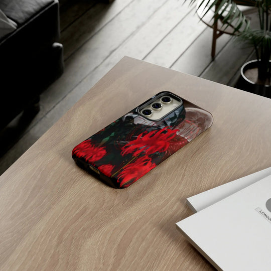 Red Lilly Tough Cases Printify