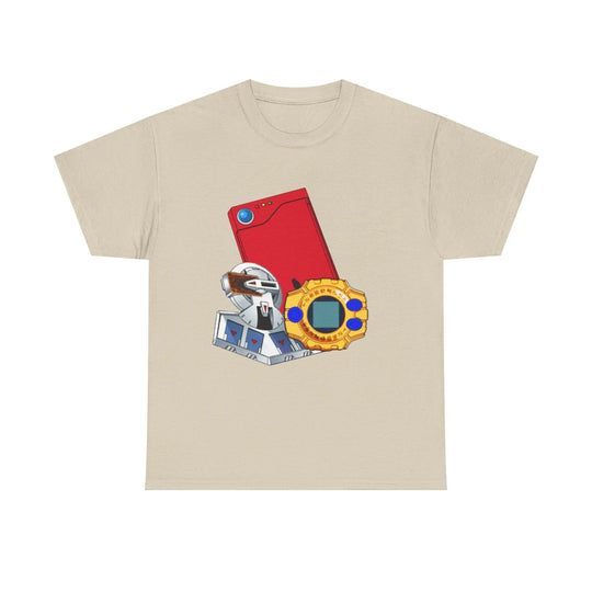 Tee: Saturday Morning Trio Unisex Heavy Cotton Tee - Jesterdesigns1