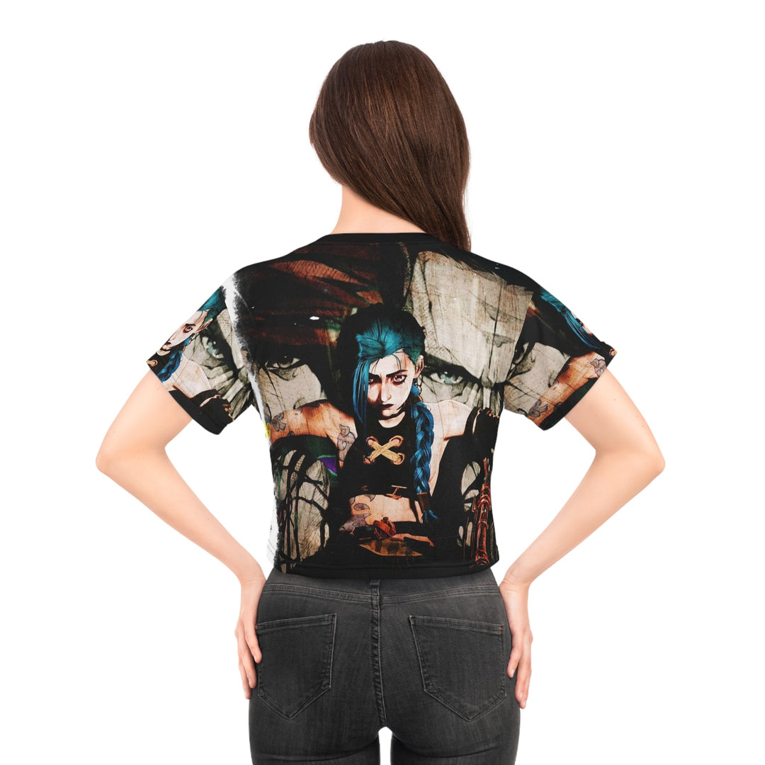 Jinx All Over Print Crop Top Printify