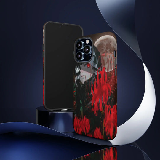 Red Lilly Tough Cases Printify