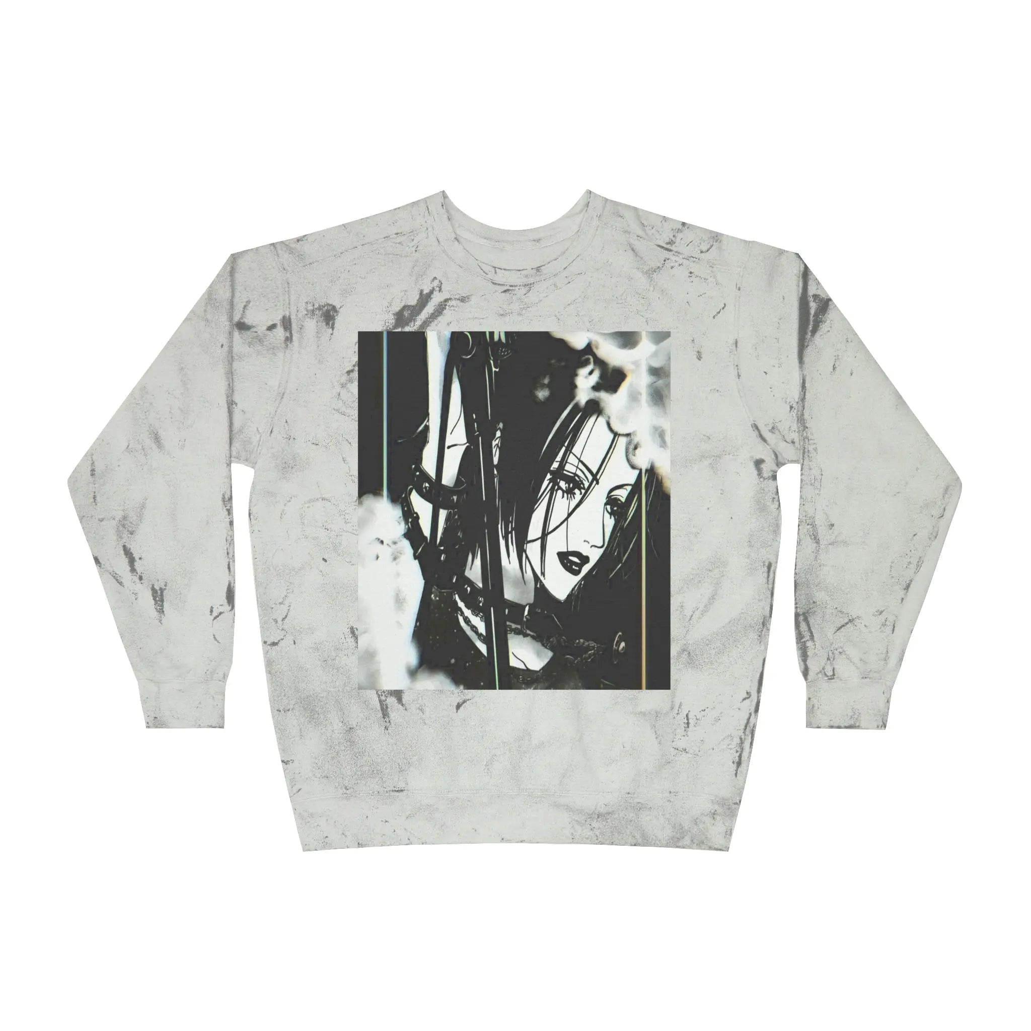 Numb Unisex Color Blast Crewneck Sweatshirt Printify