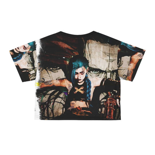 Jinx All Over Print Crop Top Printify