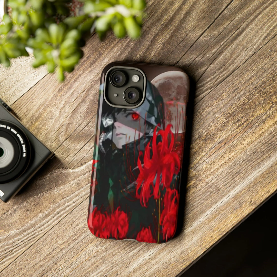 Red Lilly Tough Cases Printify