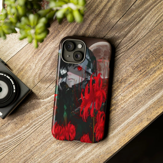 Red Lilly Tough Cases Printify