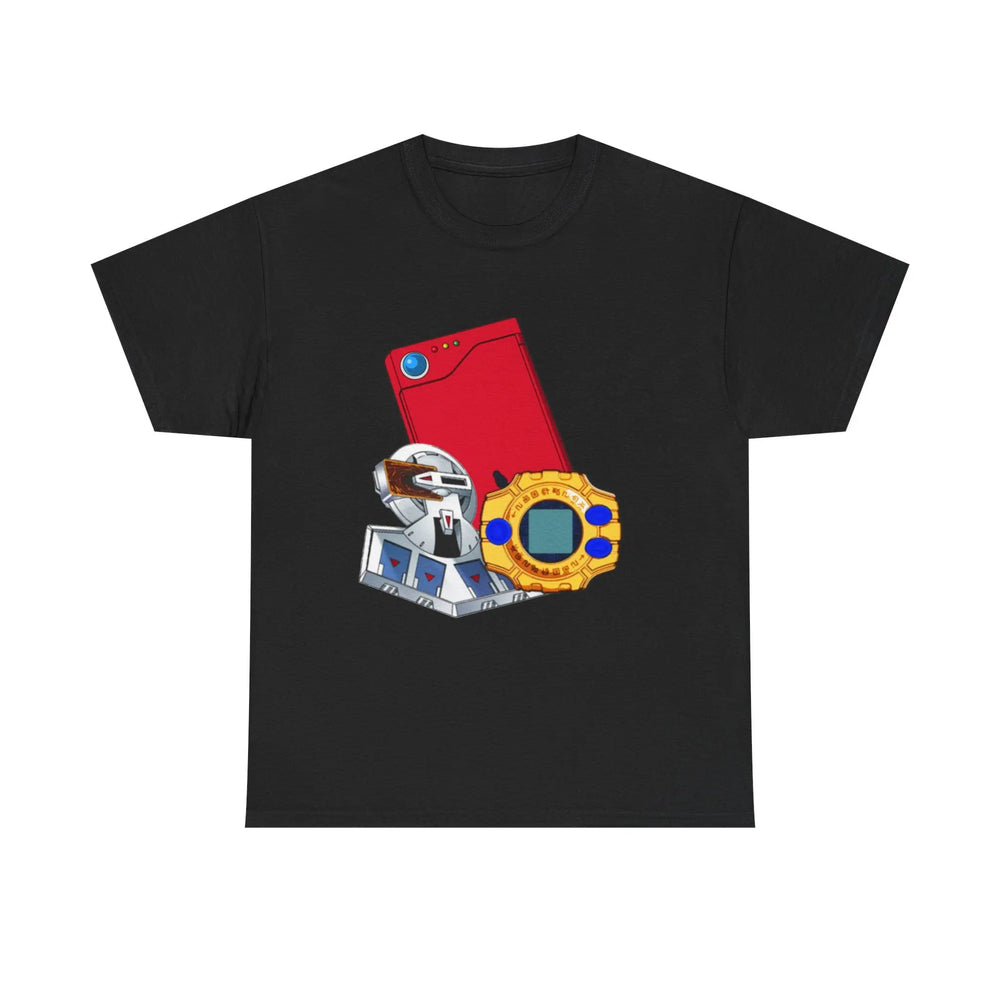 Tee: Saturday Morning Trio Unisex Heavy Cotton Tee - Jesterdesigns1