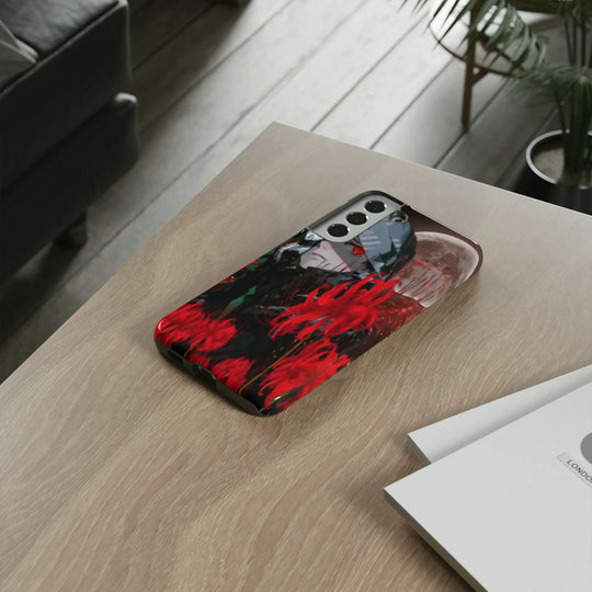 Red Lilly Tough Cases Printify