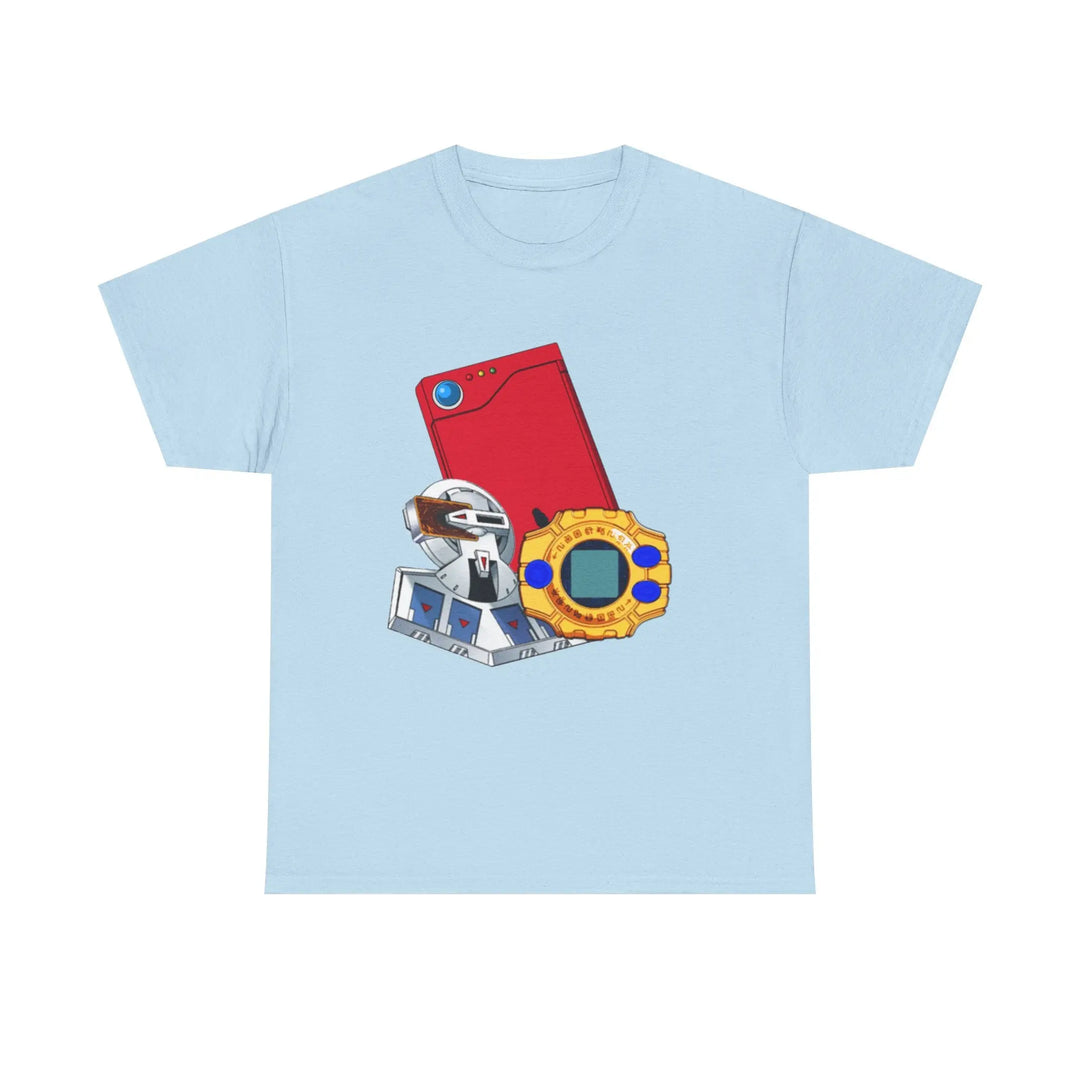 Tee: Saturday Morning Trio Unisex Heavy Cotton Tee - Jesterdesigns1
