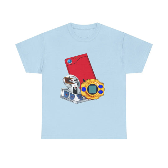 Tee: Saturday Morning Trio Unisex Heavy Cotton Tee - Jesterdesigns1
