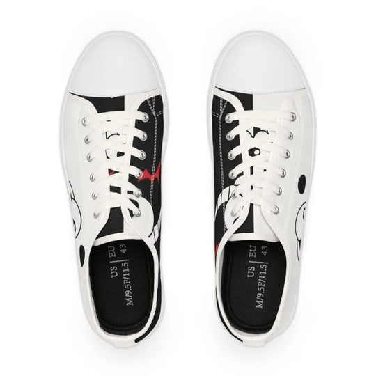 Unique Cartoon Design Men's Low Top Sneakers, Fun Casual Footwear, Gifts for Sneaker Lovers, Street Style Vibe, Trendy Everyday Shoes Printify