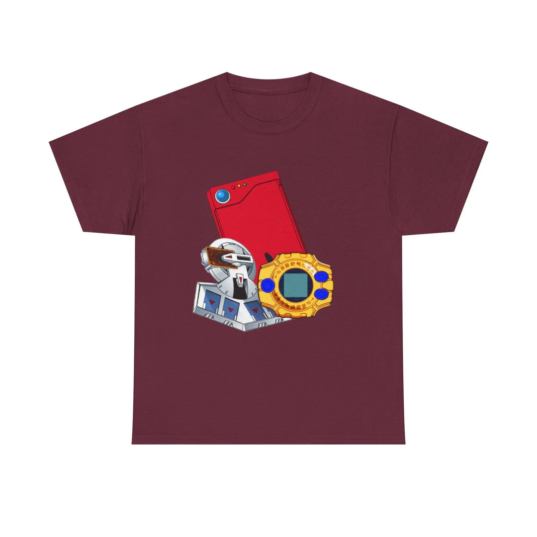 Tee: Saturday Morning Trio Unisex Heavy Cotton Tee - Jesterdesigns1