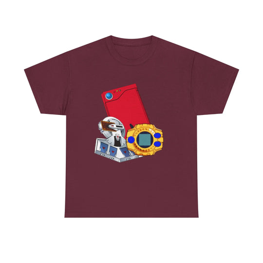 Tee: Saturday Morning Trio Unisex Heavy Cotton Tee - Jesterdesigns1
