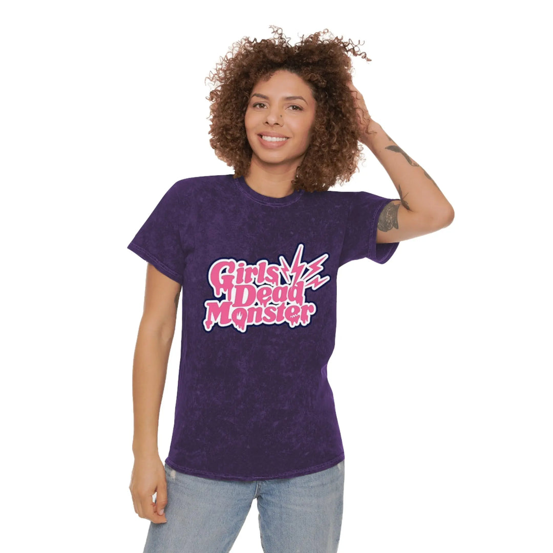 Girls DeMo Unisex Mineral Wash T-Shirt Printify