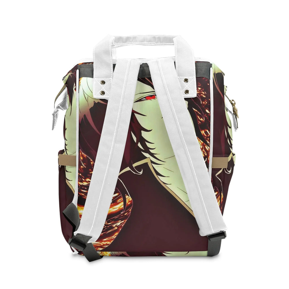 Anime-Themed Multifunctional Diaper Backpack, Stylish Baby Bag, Unique Parent Backpack, Gift for New Parents, Trendy Diaper Bag Printify