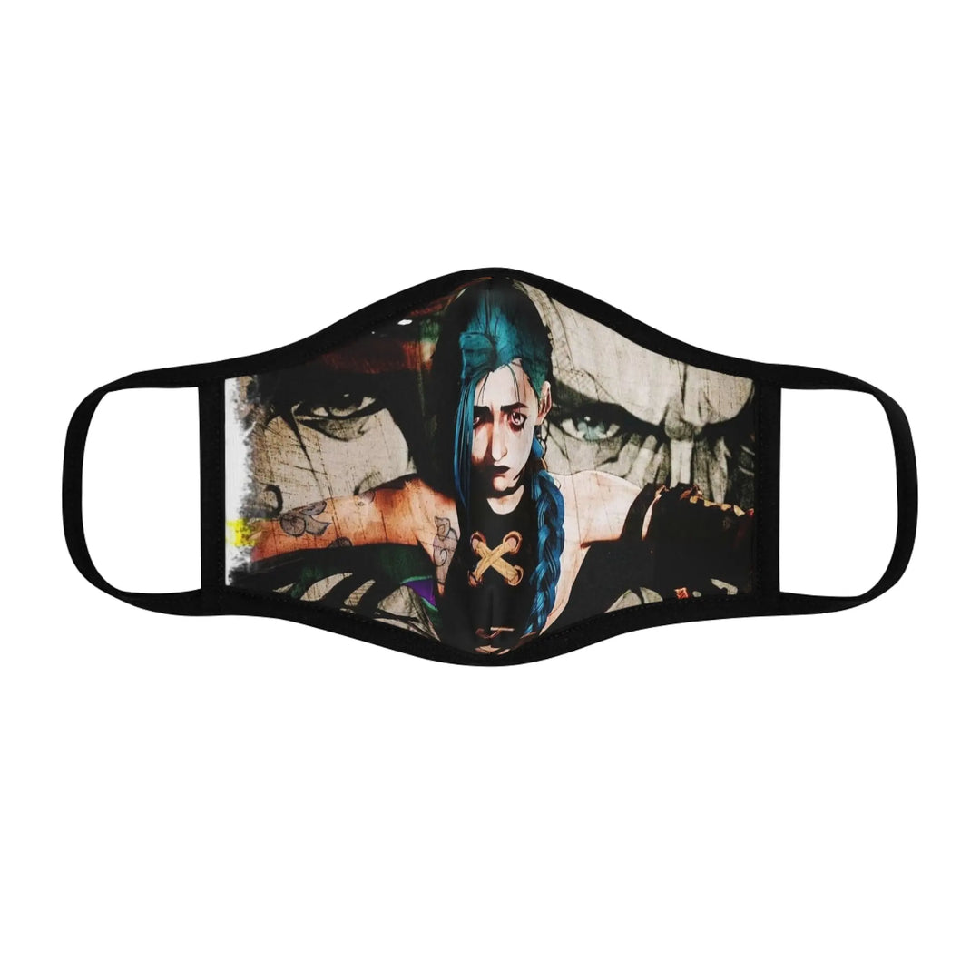 Jinx Stylish Graphic Face Mask | Unique Art Design, Fashion Accessory, Cosplay Mask, Everyday Wear, Gift Idea Printify