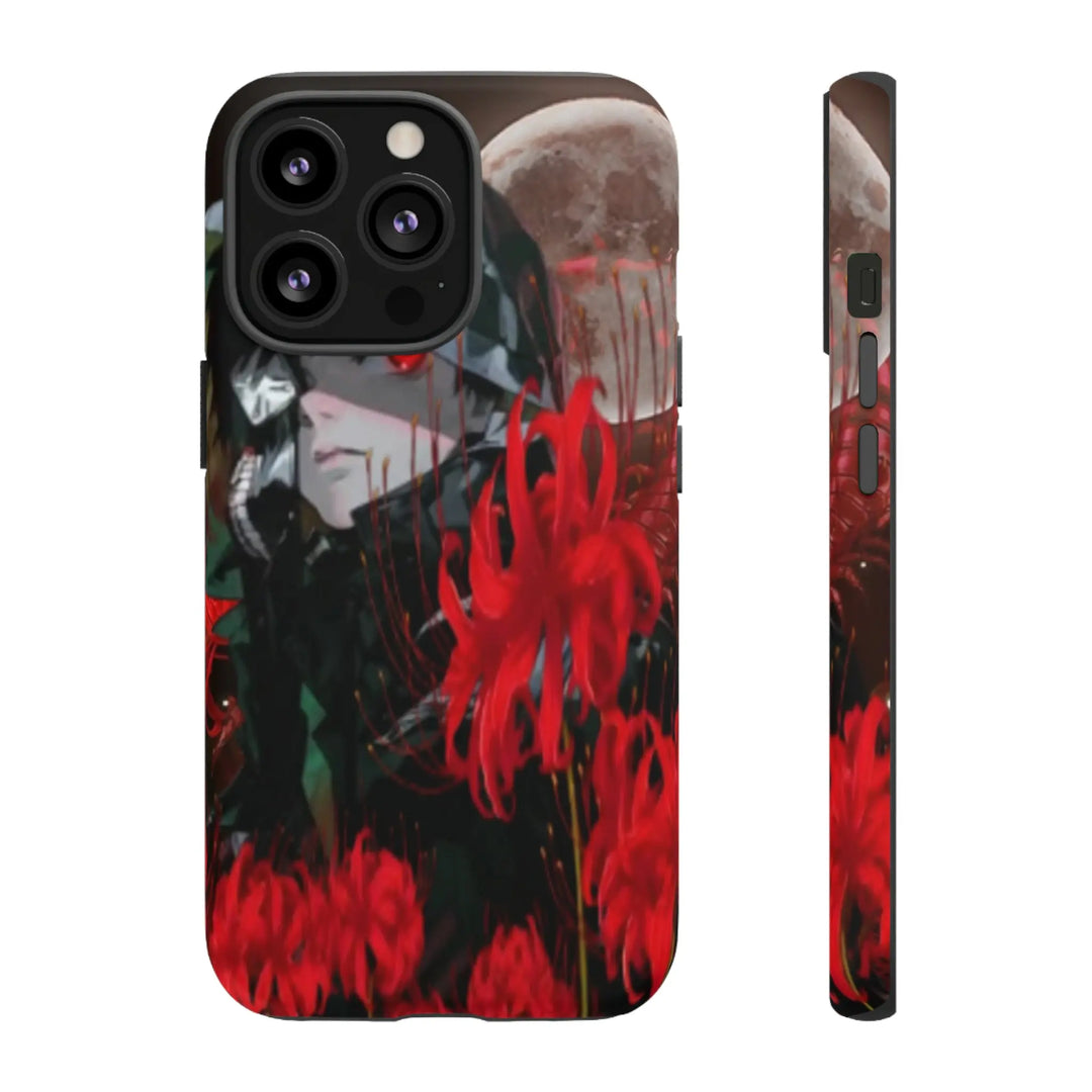 Red Lilly Tough Cases Printify