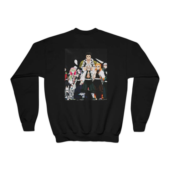 Hashira Youth Crewneck Sweatshirt Printify