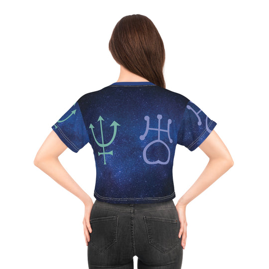 Outer Lovers Crop Tee (AOP) Printify