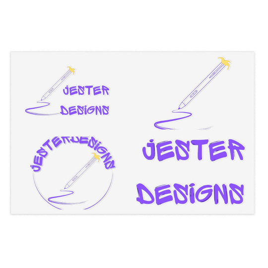 Jester Logo Sticker Sheet Printify