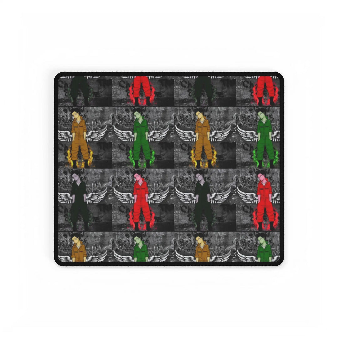 Graffiti Devil Desk Mats Printify