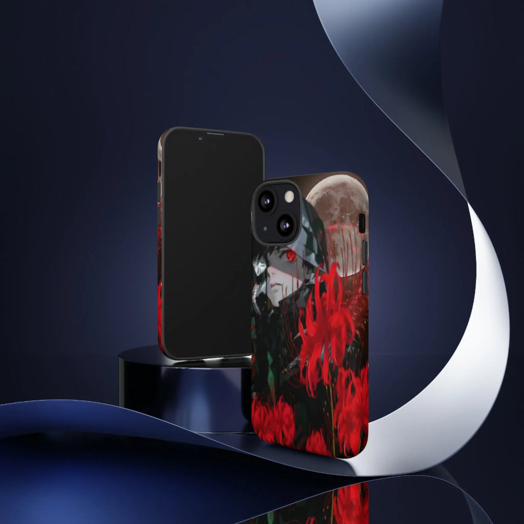 Red Lilly Tough Cases Printify