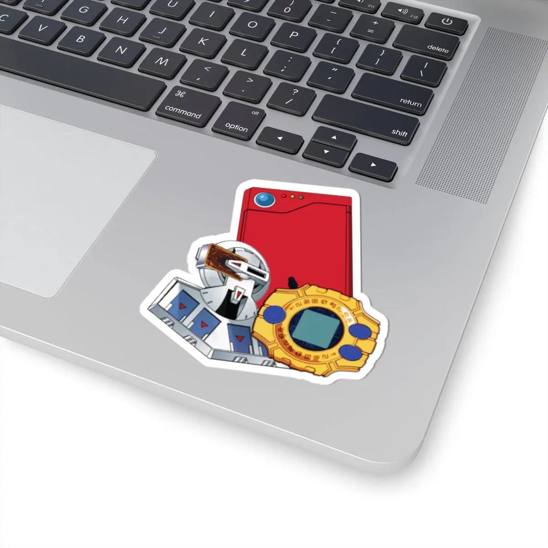 Saturday Morning Trio Kiss-Cut Stickers Printify