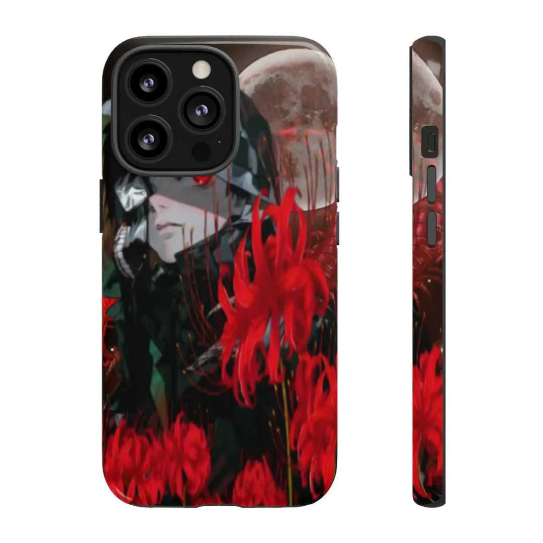 Red Lilly Tough Cases Printify