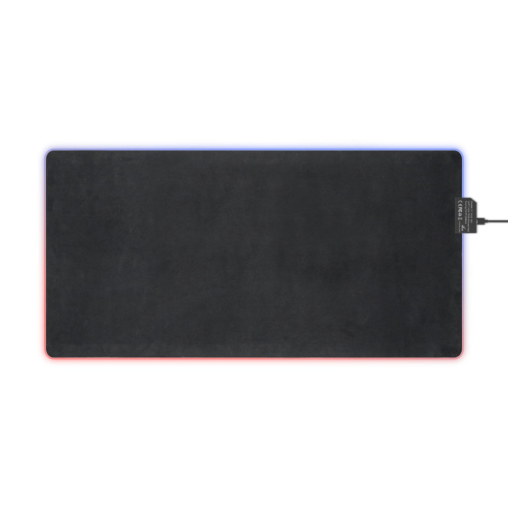 Purple Mist LED Gaming Mouse Pad Printify